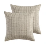 Levtex Home Mills Waffle Euro Sham Set of 2 - Wheat