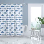Levtex Home Catalina Fish Shower Curtain