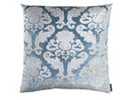 Lili Alessandra Versailles Square Pillow - Ice Blue/Ivory