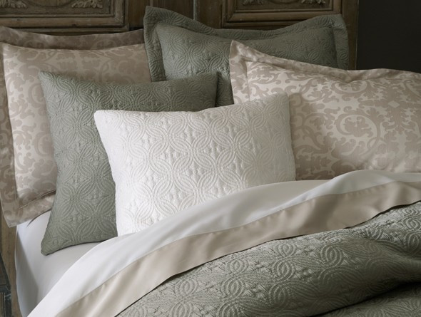 Peacock Alley Lucia Matelasse Coverlet Platinum Bay Home And
