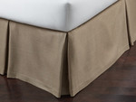 Peacock Alley Rio Bedskirt -Driftwood