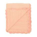 Darzzi Lily Baby Blanket -Rose Quartz/Natural