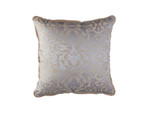 Lili Alessandra Jackie European Pillow - Champagne/Silver