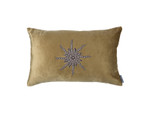 Lili Alessandra Tiffany Small Rectangle Pillow - Straw velvet