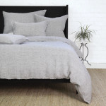 Pom Pom at Home Logan Duvet Cover - Charcoal