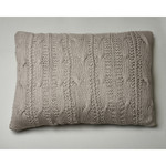 Amity Home Micah Knitted Dutch Euro Pillow - Grey