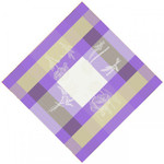 Jacquard Weave Cotton Napkin - Coquelicot Purple