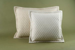 Ann Gish Quilted Basketweave Sham - Natural