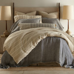 Amity Home Kent Linen Bedspread - Indigo/Natural