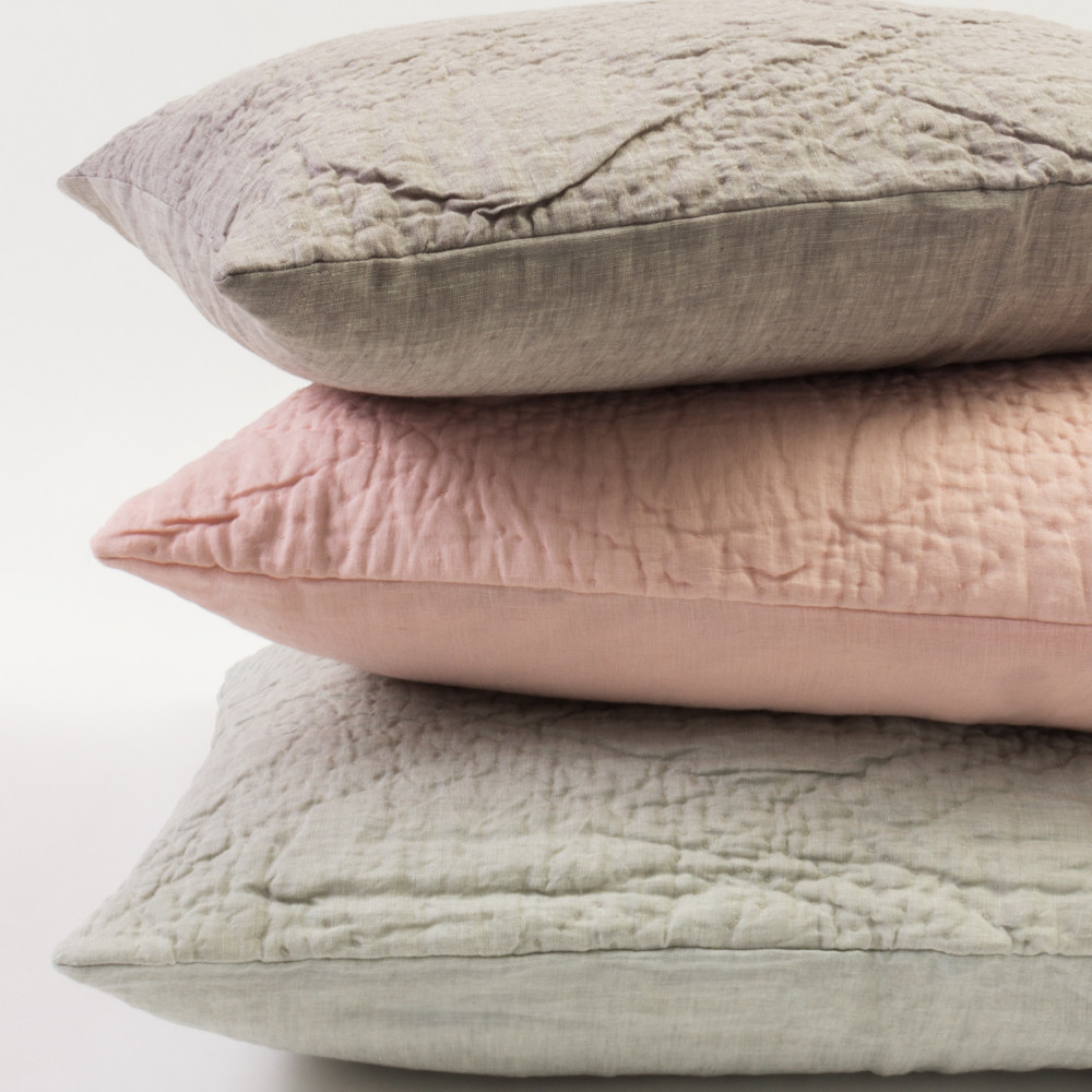 Amity Home Barcelona Linen Quilt Sea Glass Bay Home and Linens
