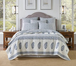 Levtex Skylar Indigo Queen Quilt Set 