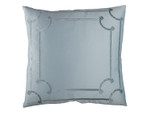 Lili Alessandra Vendome Euro Pillow - Seafoam Silk & Sensibilty with Seafoam Velvet