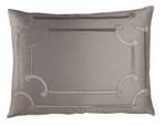 Lili Alessandra Vendome Standard Pillow - Taupe Silk & Sensibilty with Fawn Velvet