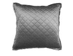 Lili Alessandra Chloe Velvet Euro Pillow - Silver