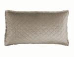 Lili Alessandra Chloe Fawn Velvet King Pillow