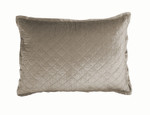Lili Alessandra Chloe Fawn Velvet Luxe Euro Pillow