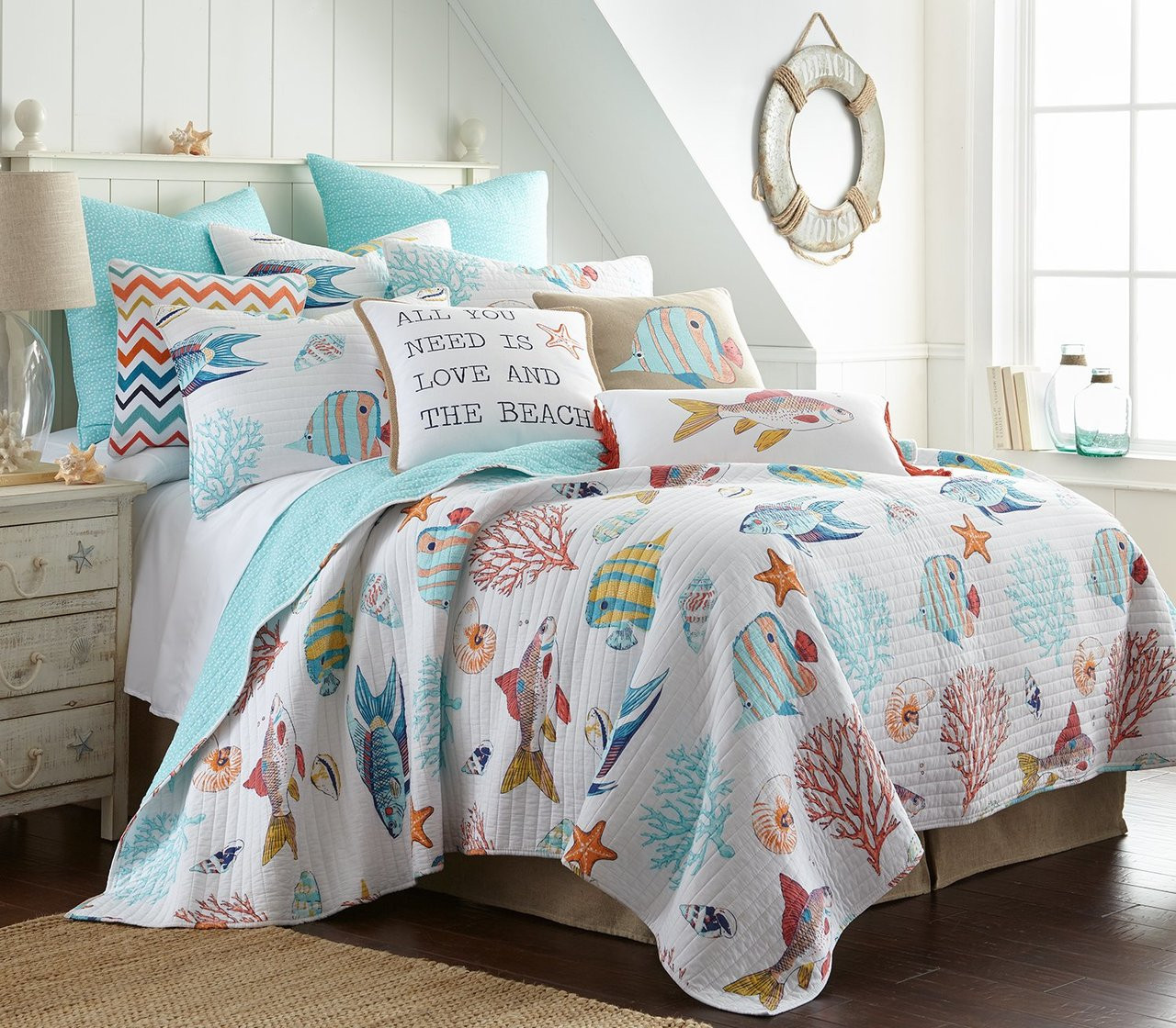 Levtex Barrier Reef Quilt Set - Bay Home and Linens
