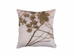 Lili Alessandra Leaf Square Pillow - Blush Velvet