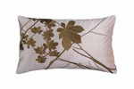 Lili Alessandra Leaf Large Rectangle Pillow - Blush Velvet