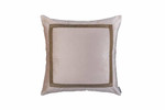 Lili Alessandra Caesar Square Pillow - Blush Velvet