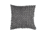 Lili Alessandra Ribbon Decorative Pillow - Pewter