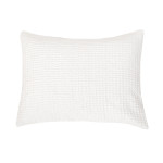 Elisabeth York Waffle Sham - Dove