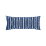 Elisabeth York Chenille Stripe Pillow - Ink