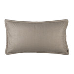 Lili Alessandra Laurie King Pillow - Solid Stone Basketweave