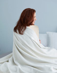 DownTown Company Silk Blanket - Natural