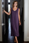 Yala Molly Sleeveless Bamboo Nightgown - Aster