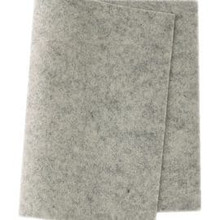 TrueFelt 100% Wool Felt Sheet 20x30 cm - Light Grey (VLAP640)