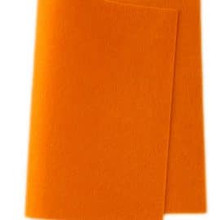 TrueFelt 100% Wool Felt Sheet 20x30 cm - Light Orange (VLAP504)