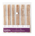 4 inch Sunstruck Wood Double Pointed Knitting Needle Set