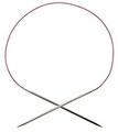 16 inch Fixed Circular Needles, Nickel Plated - US 0 (2.00 mm)