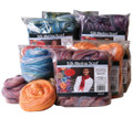 Ashford Silk/Merino Scarf Kit, Sunset