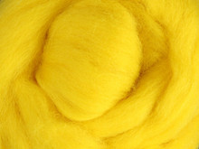 Ashford Corriedale Sliver, Dyed - Yellow (DS027)
