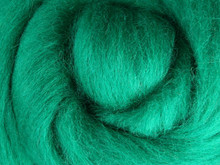Ashford Corriedale Sliver, Dyed - Green (DS022)