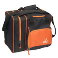 BSI Deluxe 1 Ball Bowling Bag - Black/Orange
