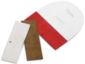 Dexter Replacement Heel - (H6-PD807-LARGE): Leading Edge (Average to Less Brake)