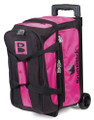 Brunswick Blitz 2 Ball Roller Bowling Bag - Pink