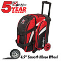 KR Strikeforce Cruiser 2 Ball Roller Bowling Bag - Red/Black