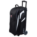 KR Strikeforce Cruiser Smooth 3 Ball Roller Bowling Bag - Black