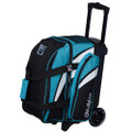 KR Strikeforce Cruiser 2 Ball Roller Bowling Bag - Teal/KR Kanvas