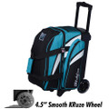 KR Strikeforce Cruiser 1 Ball Roller Bowling Bag - Teal