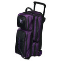 KR Strikeforce Konvoy 3 Ball Roller Bowling Bag - Black/Purple