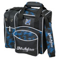 KR Strikeforce Flexx 1 Ball Tote Bowling Bag - Black/Blue Scratch