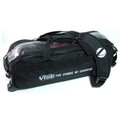 Vise Clear Top 3 Ball Tote Bowling Bag - Black