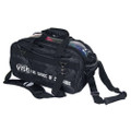 Vise Clear Top 2 Ball Tote "Roller" Bowling Bag - Black