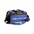 Vise Clear Top 2 Ball Tote "Roller" Bowling Bag - Blue