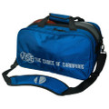 Vise Clear Top 2 Ball Tote "Plus" Bowling Bag - Blue
